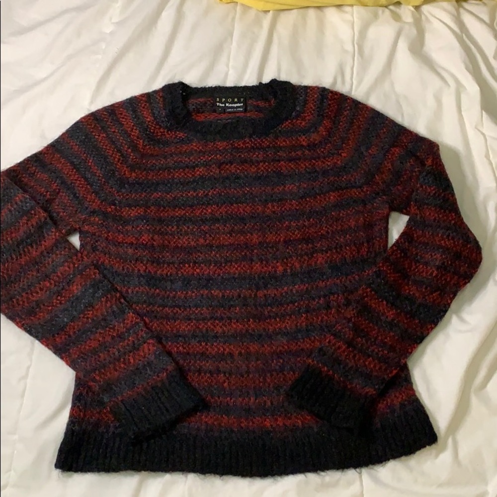 The Kooples Striped Mohair Sweater